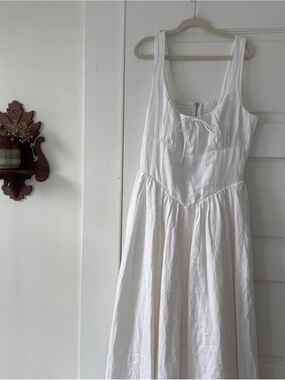 Reformation Balia Linen Midi Dress - Like New